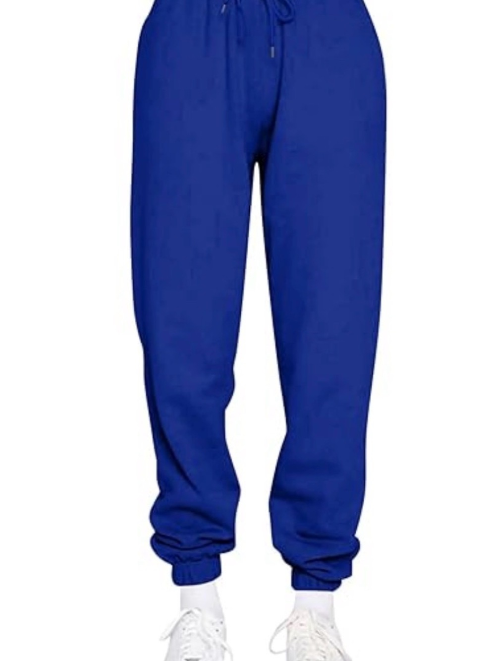 Women's Royal Blue Drawstring Jogger Pants
